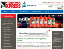 Tablet Screenshot of hydroponicxpress.com.au